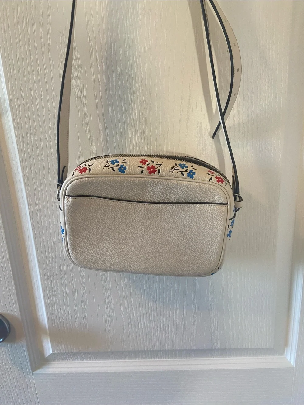 Floral Coach Crossbody Bag